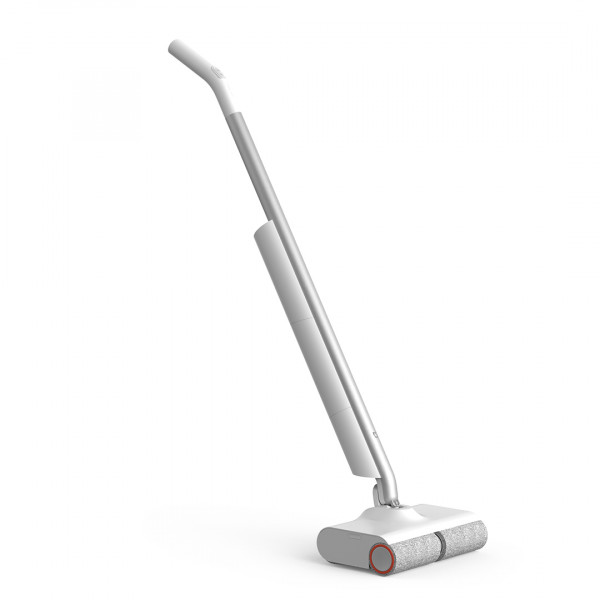 The MI double-brush wireless mopping machine is white
