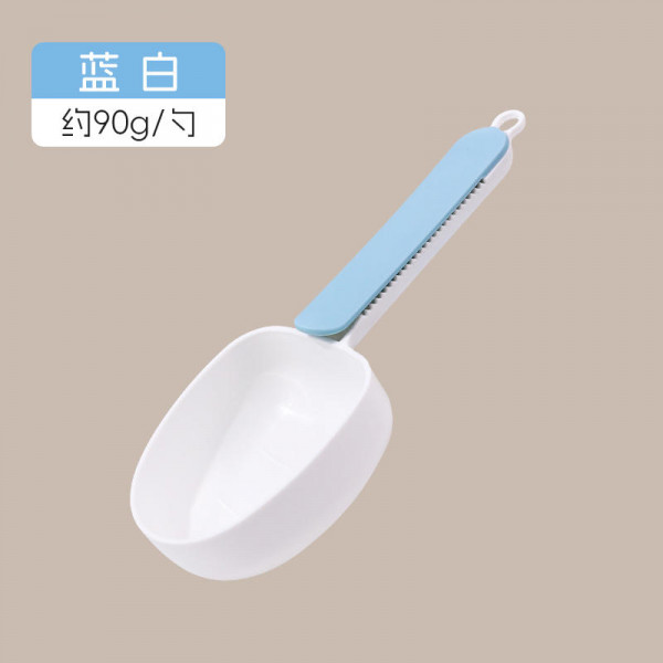 Dog food spatula Cat food spoon Dog food spoon Plastic spatula pet food food spatula storage spoon Pet supplies