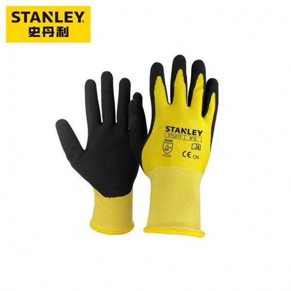 Stanley Latex frosted gloves natural latex gloves for comfort and softness Latex gloves
