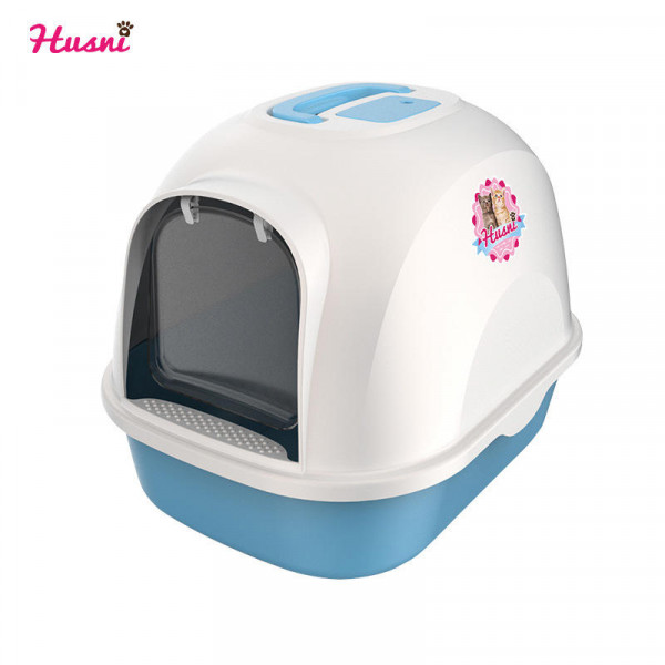 Front flip closed litter box Large cat toilet litter shovel to prevent spattering of pet supplies