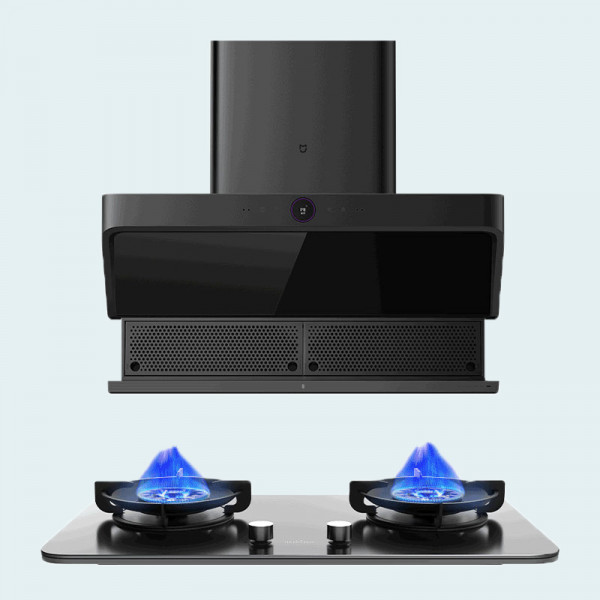 MI intelligent frequency conversion lift range hood timing range set (natural gas)