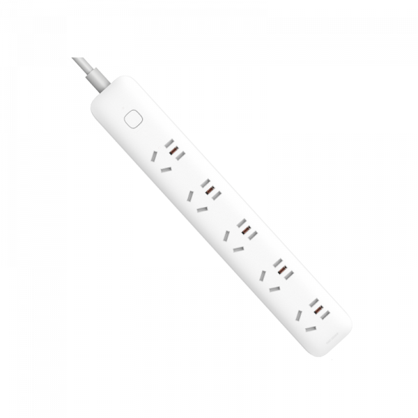 Xiaomi smart plug board 2 5-bit jack version white