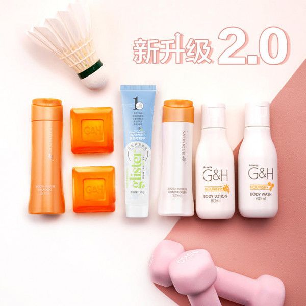 Personal care travel set business wash toothpaste soap body wash lotion shampoo conditioner