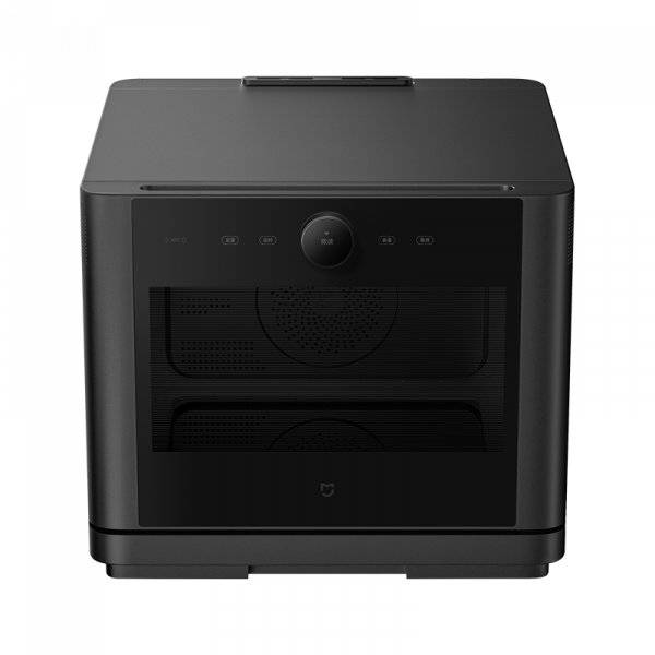 MI intelligent micro-steaming and baking machine is black