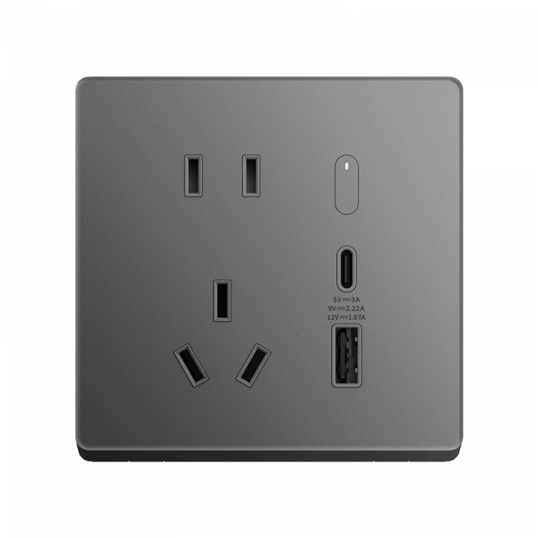 Xiaomi smart wall socket Pro deep space gray