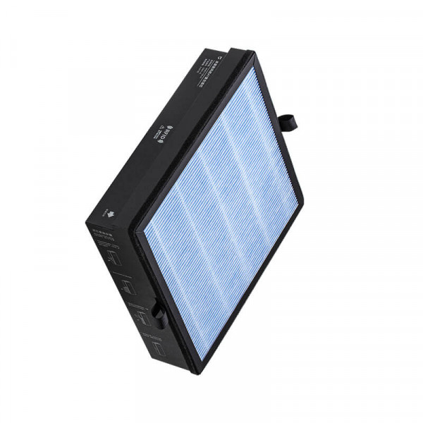 The MI new fan A1 composite filter element is blue