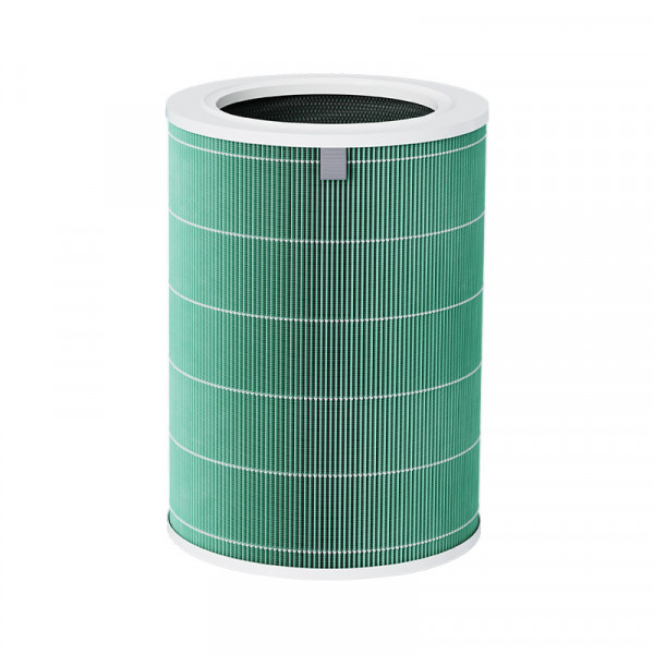 The MI air purifier 4 filter element is green
