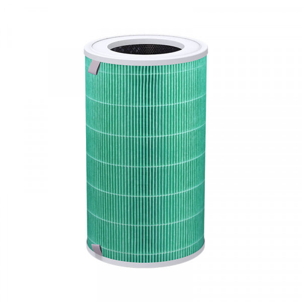 The MI air purifier and F1 composite filter element is green