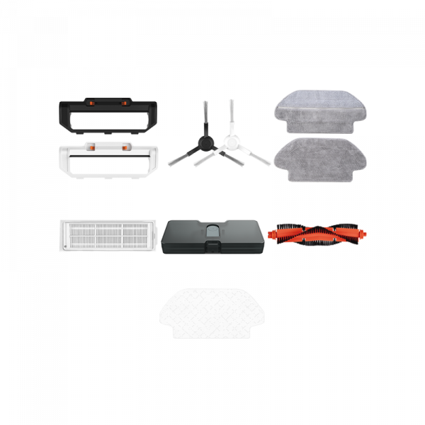 MI sweep and drag integrated robot accessories mop