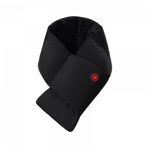 Daily element intelligent temperature control heating scarf (free 5000 mAh charge bank) quiet night black (including charge bank)